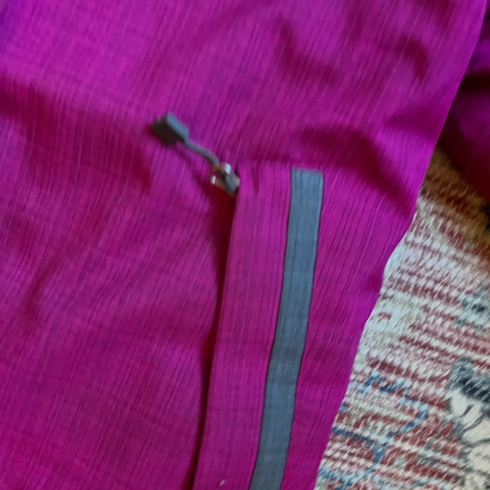 Girls Crush Fur fully lined winter jacket -pink -print- EUC shape Sz 1… - Picture 11 of 11